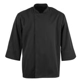 Whites Unisex Atlanta Chef Jacket Black Teflon Size